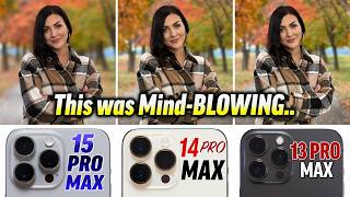 15 Pro Max vs 14 amp 13 Pro Max Blind Camera Test [upl. by Illehs]