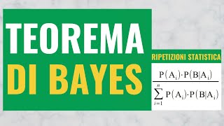 46 Teorema di BAYES spiegato semplicemente [upl. by Homovec]