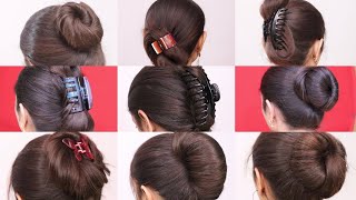 Cute simple hair style girl everyday  self hair style girl for long hair  big claw clip hairstyles [upl. by James]