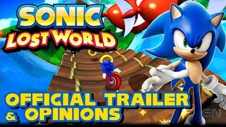 Sonic Lost World Wii U  Official Gameplay Trailer Opinions amp Speculation [upl. by Eiznil901]