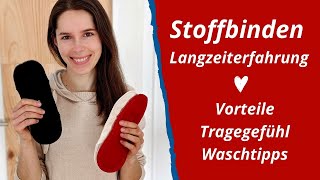 Stoffbinden amp waschbare Slipeinlagen Langzeiterfahrung Vorteile Tragegefühl und Waschen [upl. by Saffren]