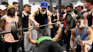 Public BENCH PRESS Competition  Whos My Strongest Subscriber Ep 1 [upl. by Sankey]