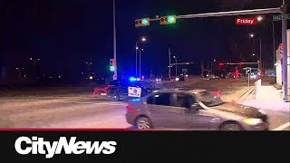 Woman rushed to hospital after being hit by a vehicle in Calgary’s southwest [upl. by Nomannic]