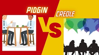 Pidgin VS Creole  Pidginization  Creolization [upl. by Demeyer]