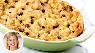 Professional Baker Teaches You How To Make BREAD PUDDING [upl. by Arihsak]