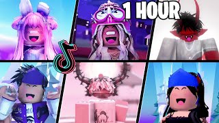 Roblox Tiktok Edits Compilation 1 HOUR 320 video [upl. by Hcire]