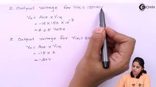 Example On Inverting Amplifier  Operational Amplifier and 555 Timer  Industrial Electronics [upl. by Eenal]