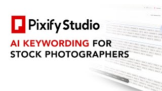 AI metadata on photos with the new Pixify Studio Demo Walkthrough [upl. by Punke]