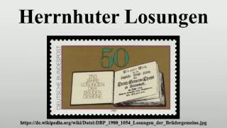 Herrnhuter Losungen [upl. by Sharos]