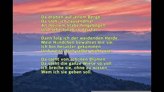 Schäfers Klagelied Schubert ahnpav Pav Ahn 안파브 독일가곡 deutsch song lyrics 가사 [upl. by Enilrek484]