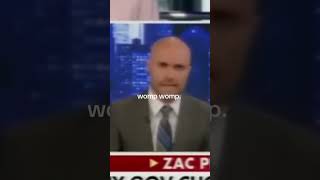 This is wild 💀 newsreporter news wompwomp funny clip meme clipfarm yt ytshorts [upl. by Ellehcem438]