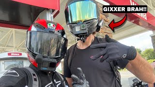 I got to ride with THE Gixxer Brah [upl. by Illoh]