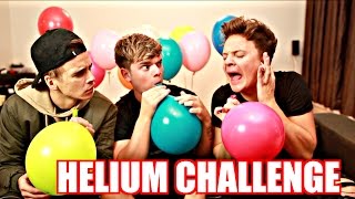 THE HELIUM CHALLENGE  ft ThatcherJoe amp Conor Maynard [upl. by Einehpets]