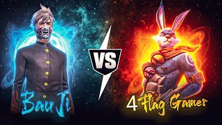 4Flag Gamer 👾 vs BauJi FF 👽 On Live 🤯🥂 30 Fps Gameplay 🥲 NonstopGaming [upl. by Ronna272]