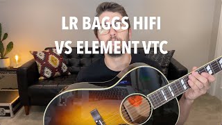 LR Baggs HiFi vs Element [upl. by Ahsirk]