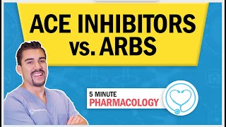 Pharmacology ACE Inhibitors vs ARBs  Antihypertensive l Lisinopril Losartan for NCLEX RN LPN [upl. by Ecyac]