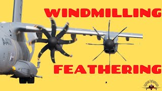 âœˆ 5UÃ§ak Pervanesinin Propeller WINDMILLING ve FEATHERING Pozisyonu Nedir [upl. by Ramal]