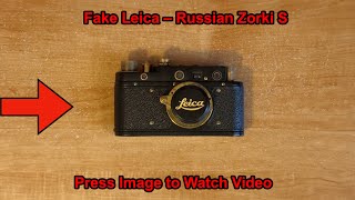 Camera  Leica Russian Zorki S [upl. by Thrift404]