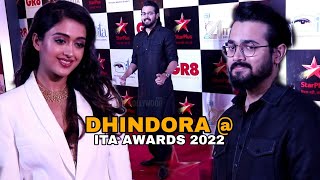 Bhuvan Bam amp Gayatri Bhardwaj at ITA AWARDS 2022  Dhindoraढिंढोरा [upl. by Kristoforo]