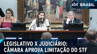 Comissão da Câmara aprova proposta que limita decisões do Supremo  SBT Brasil 091024 [upl. by Shellans]