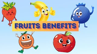 Learn Amazing Fruits Name and Surprising Health Benefits  Nutrition  Fruit Friend Song for Kids [upl. by Twyla685]