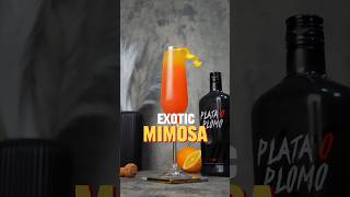 MIMOSA COCKTAIL with exotic flavour🌴 shorts cocktail drink recipe wine exotic orange short [upl. by Faustena721]