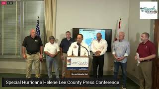 Lee County Hurricane Helene Update 92524 [upl. by Ailes]