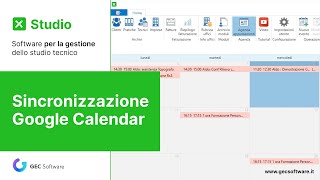 Studio  Sincronizzazione Google Calendar [upl. by Apeed]