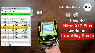 How does the Niton XL2 Plus work on low alloy steels [upl. by Kirad]