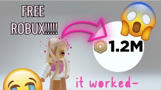 HOW TO GET FREE ROBUX 2024 [upl. by Atoel191]