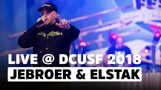 Jebroer amp Paul Elstak  Kind Van De Duivel  Engeltje  Live op Das Coen Und Sander Fest 2018 [upl. by Andaira]