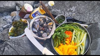 【Fishing Chef】Catch and Cook Turkey with Kelp Greenling Surf and Turf Plus Spiciest Snail [upl. by Phylys938]