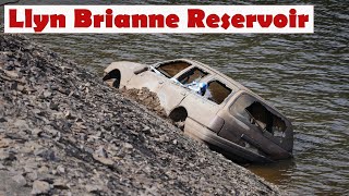 Llyn Brianne Reservoir during the Drought in September 2018 using a Glidecam HD2000 [upl. by Eissert]