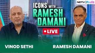 Icons With Ramesh Damani  Vinod Sethi  NDTV Profit [upl. by Nagram]