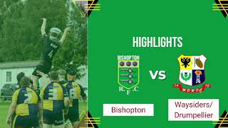 Highlights Bishopton v WaysidersDrumpellier 17092022 [upl. by Bazar]