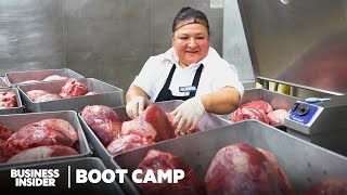 How The Military’s Largest Cafeteria Feeds 4500 Soldiers In 90 Minutes  Boot Camp [upl. by Delanty]