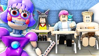 ESCAPE MISS ANITRONS DETENTION Roblox Obby With Friends [upl. by Atnuahs]