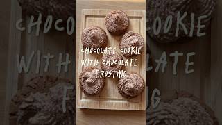 Ultimate Chocolate Cookies with Rich Chocolate Frosting 🍫🍪 ChocolateCookies doublechocolate [upl. by Asnarepse]