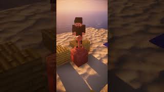 Fancy beach lounger minecraft minecraftbuilding [upl. by Enyrehtak658]