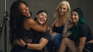 WWE Superstars remove their makeup for a candid conversation [upl. by Yhtomiht424]