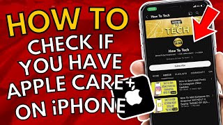 How To Check If You Have Apple Care  On Your iPhone [upl. by Aehcim923]