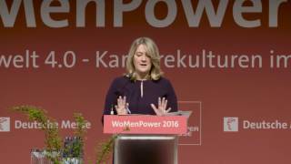 WoMenPower 2016  Keynote Camille Johnston Siemens USA [upl. by Haggi630]