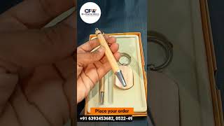 Customised wooden pen keyring for gifting  ytshorts devprintngworld trending gift festivap [upl. by Cralg284]