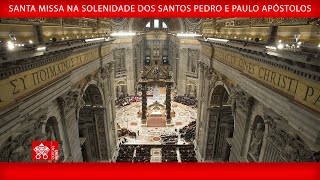 29 de junho de 2023 Santa Missa na Solenidade dos Santos Pedro e Paulo Apóstolos  Papa Francisco [upl. by Ful629]