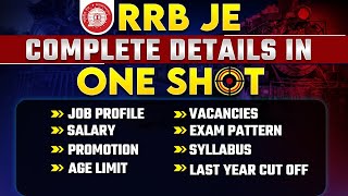 RRB JE 2024  Job Profile  Salary  Promotion  Exam Pattern  Complete Details RRB JE Preparation [upl. by Anairdna456]