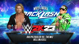 WWE 2K23 Dolph Ziggler VS The Miz  Hell In A Cell Match  NEXT GEN [upl. by Borer]