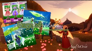 Days of Bloom Sky guide  Cosmetics and Prices  AngelAtOrbit [upl. by Hsirk]