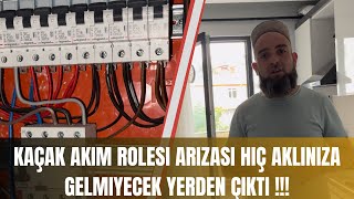 kaçak akım rölesi arızası [upl. by Gerita53]