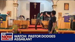 WATCH Man attempts to shoot pastor live on camera  LiveNOW from FOX [upl. by Lehmann]