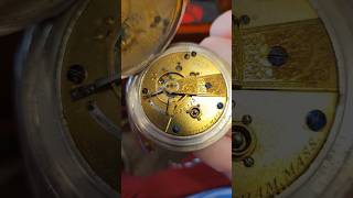 Rare 1891 133yearold pocket watch keywind worth 10500 [upl. by Akimet]